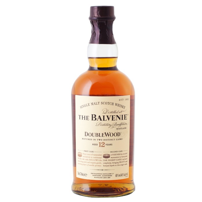 Balvenie doublewood single malt scotch whiskey Balvenie single
